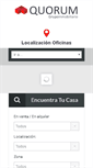 Mobile Screenshot of inmobiliariaquorum.com